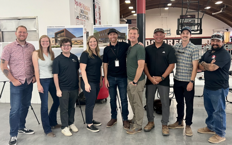 Geoffery Siffring-F&M Architects Isabella James-F7M Architects Sebastian Toalson-BVH Architecture Jennifer Davis- BVH Architecture Max MClosky-F&M Architecture Shay Davis- Jaynes PM Mark Trujillo-Jaynes Senior Sup Matt Prinster-Artaic group owners rep Nicholas Valencia-Myself